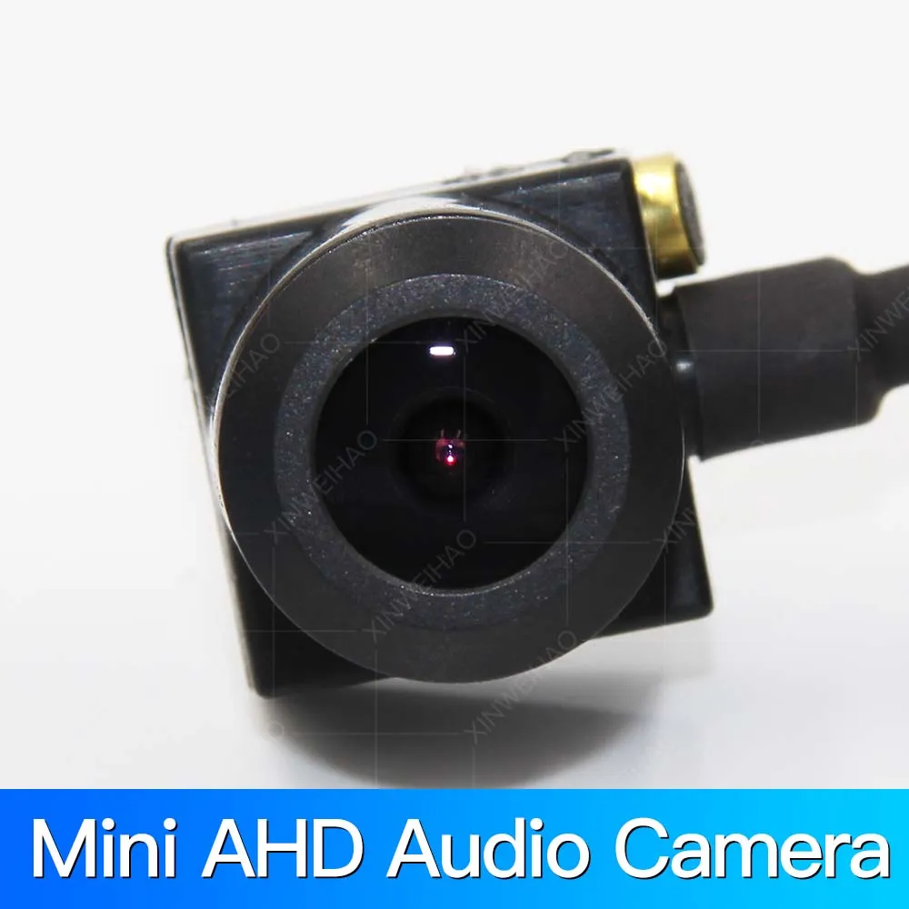 HD металлическая пуля 1080P SONY IMX323 AHD компактная камера видеонаблюдения CCTV H.264 1,8 мм объектив 2MP Проводная камера безопасности с микрофоном