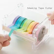 

Masking Tape Cutter Washi Tape Storage Organizer Supplies Holder Tape Stationery Office Transparent School Dispens G2p8
