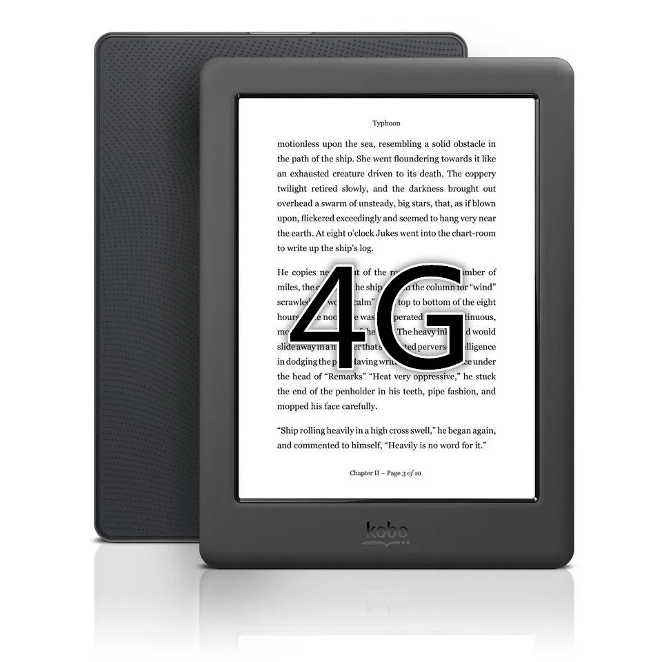 Читатель книг Kobo glo HD 300 PPI e ink передний светильник WiFi книги eReader Elnk onyx книга