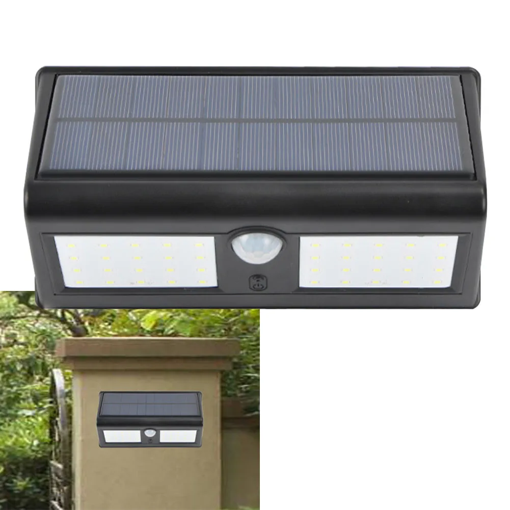 Wireless Wall Mounted Garden Solar Light Weatherproof Street 40 LEDs Super Bright Step Security Motion Sensor Pathway Outdoor