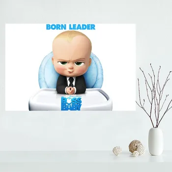 

Custom Boss Baby Canvas Painting Poster Home Decor Cloth Fabric Wall Art Poster 27x40cm,30x45cm,40x60cm,50x75cm,60x90cm