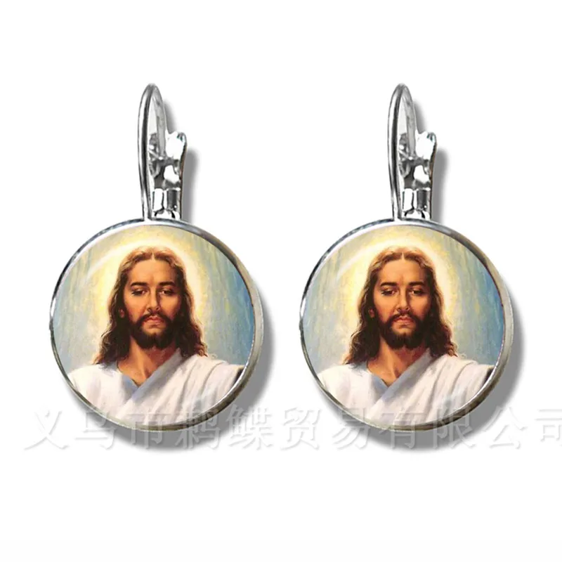 2018 новый стиль пресвенных Девы Марии матери детские серьги Иисуса христианский