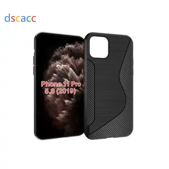 

DSCACC S line TPU Cover Soft Case for iPhone11 Pro 5.8 XS Max 6.5 100pcs