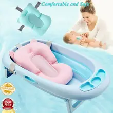 Детский душ, переносная воздушная подушка, детская кровать, детский коврик для ванной, нескользящий коврик для ванной, безопасность для новорожденных, сиденье для купания