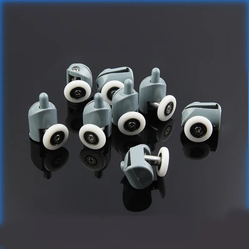 8pcs Shower Door Rollers Runners Wheels for Shower Room Pulley Replacement 4top +4bottom