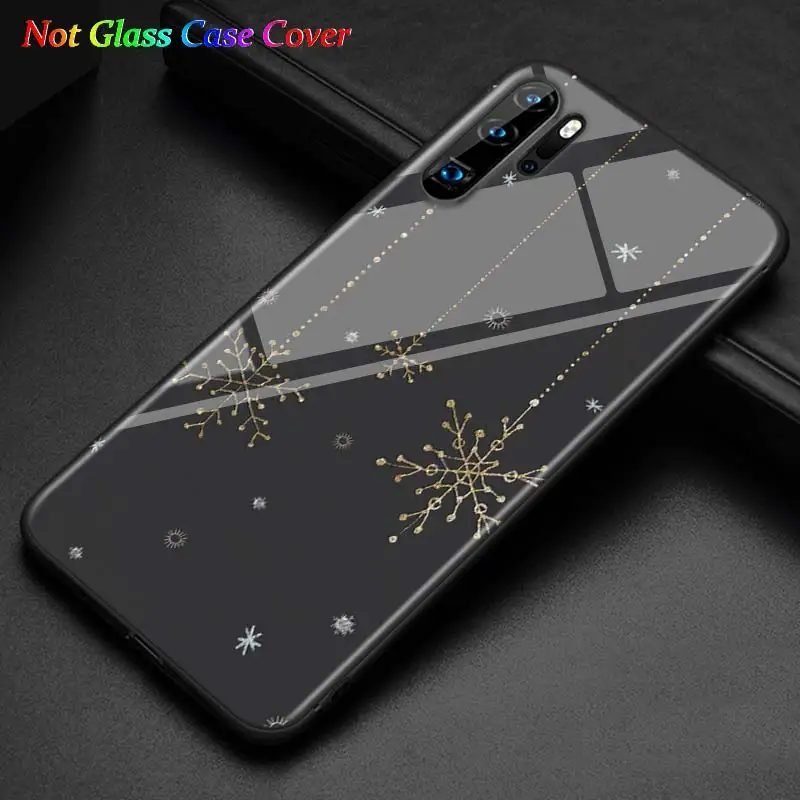 Счастливого Рождества Мода для huawei P Smart Z Plus P30 P20 Pro P10 P9 P8 Lite Plus супер яркий черный чехол для телефона