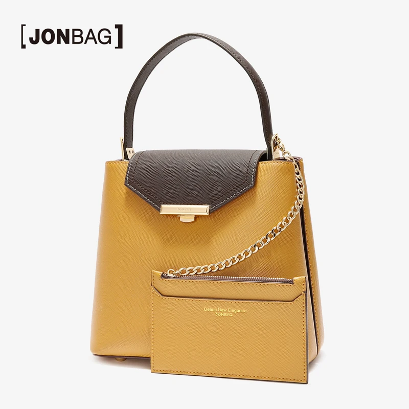 JONBAG, Европейская и американская желтая сумка-мешок, женская маленькая сумка, сумка-мессенджер, новая мода