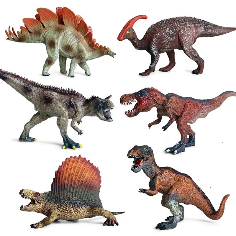 Набор игрушечных фигурок серии динозавров 2 шт./компл.|Игровые фигурки и