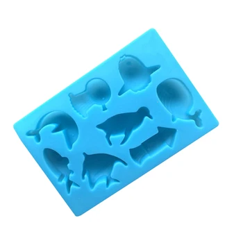

1PC Ice Maker Mold Fish Cartoon Creative Ice Cube Mold Chocolate Cake Mold