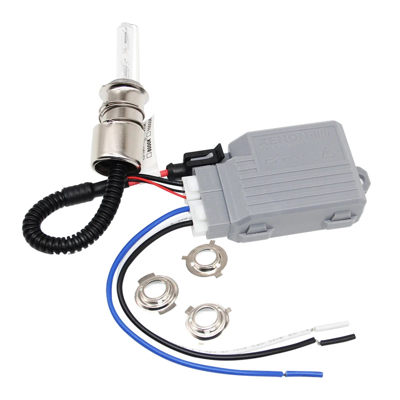 Высокая интенсивность разряда мотоцикла Hid лампы комплект DC12V 35W 6000K H6 Hi/Low ксеноновые лампы