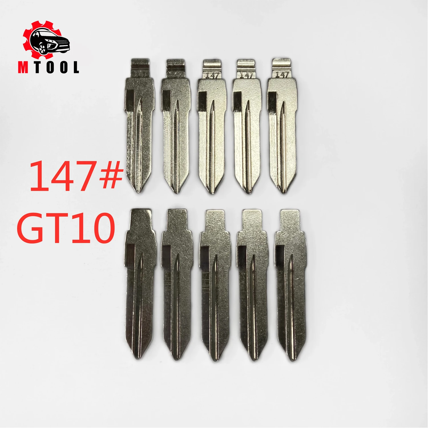 

10pcs/lot #147 lishi GT10 Metal Blank Uncut Flip KD VVDI Remote Key Blade For IVECO Auto Replacement Parts Interior parts