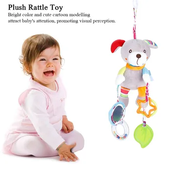 

Cartoon 0-12 months Baby Toys Bed Stroller baby mobile Hanging Rattles Newborn Plush Toy infant toys for baby