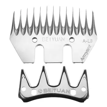 

Sheep clipper blade 13 and 4 teeth straight curve wool professional electric hair removal shearing portable device blades