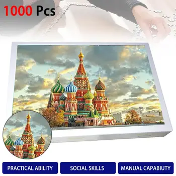 

DIV Comic Landscape Jigsaw Toys 1000 Pieces Adult Children's Puzzle Children's Intelligence Development Decompression Toys