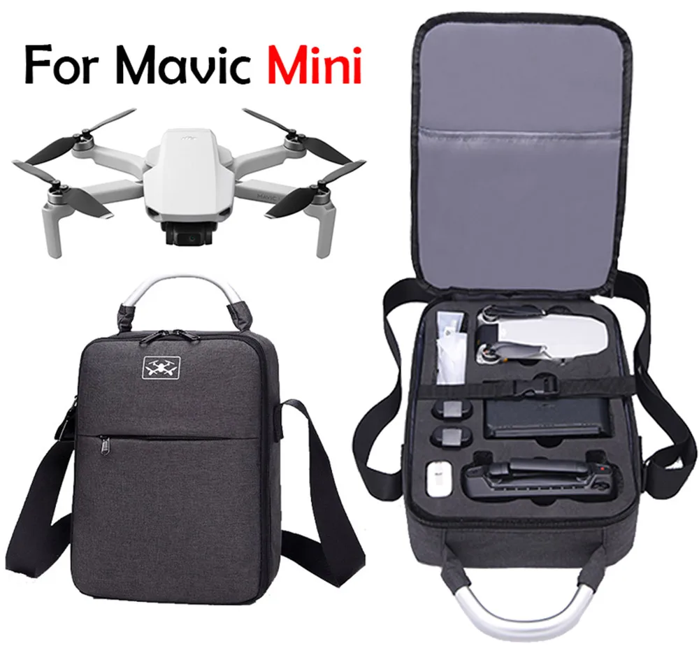 Для DJI Mavic мини-сумка водонепроницаемый чехол Дрон ударопрочный бокс Протектор для хранения пульта дистанционного управления рюкзак ручка чехол