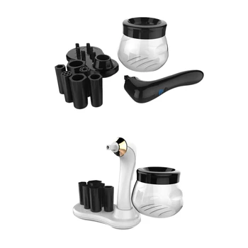 

Electric Makeup Brush Cleaner & Dryer Set USB Charge Convenient Silicone Washing Cleaning Tool Machine for All Kinds Brushes