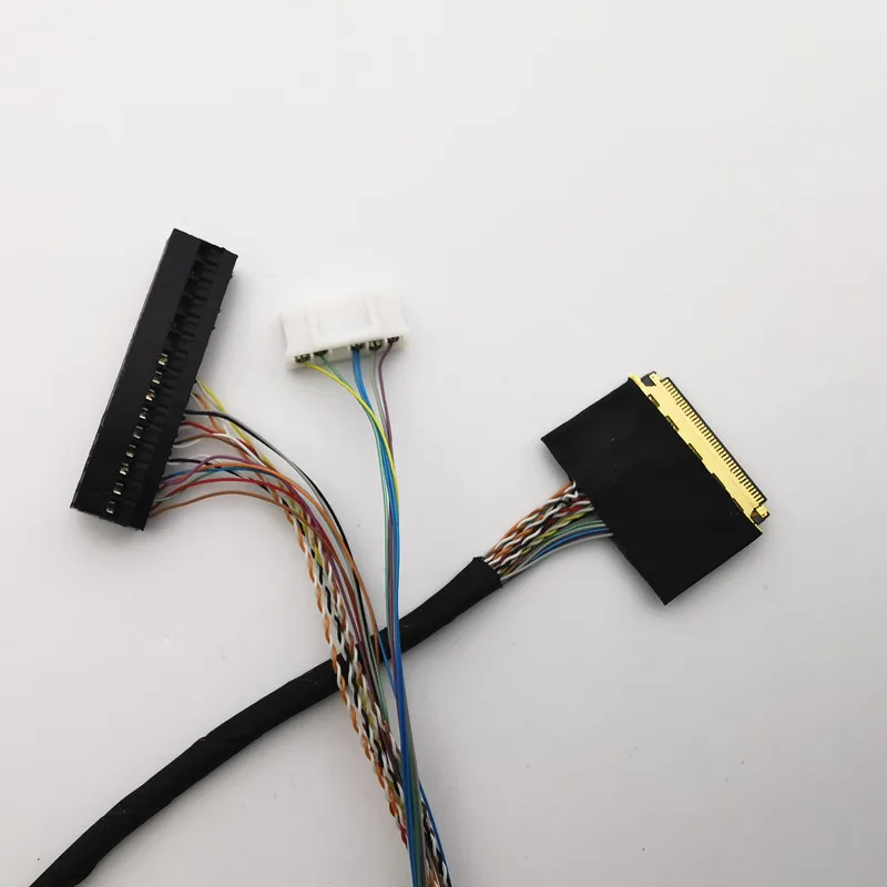 I-PEX 20474-040E-12 30pin 1ch 8 bit LVDS Cable For 10.1" LP101WH4 SLP1 40Pin0.4mm spacing LCD/LED Panel Display lvds cable adapter kit