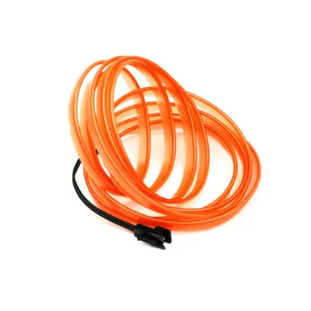 

1PC LED EL Light Car Vehicle DIY Light Flexible Interior Decoration Moulding Light Strip Car Party Decoration Light Car-styling