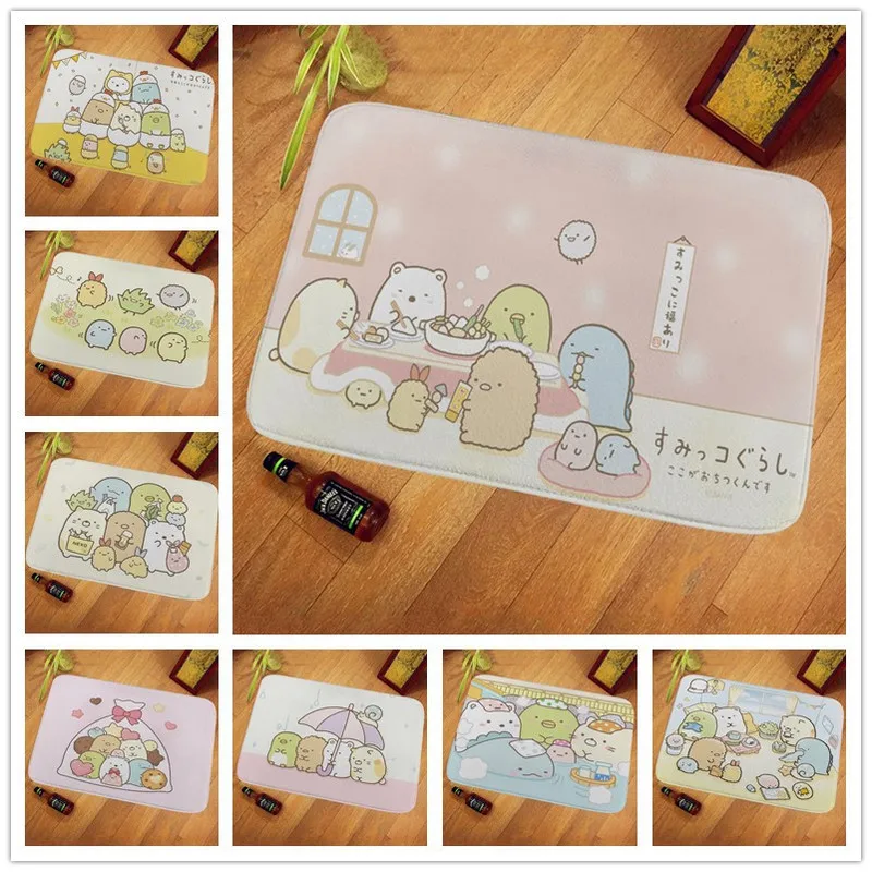 Мультяшные коврики Sumikko Gurashi домашние противоскользящие детские для ползания
