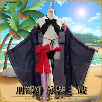 

Anime! Fate/Grand Order FGO Osakabehime Kimono Swimsuit Version 3.0 Sexy Uniform Cosplay Costume Halloween Suit Free Shipping