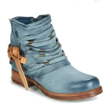 Aisputent/ г., женские ботинки модная Стильная однотонная женская обувь на каблуке с острым носком и ремешком Новые осенне-зимние ботильоны женская обувь