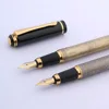 luxury BAOER 507 relief Traditional Chinese painting eight jun figure golden Trim Fountain pen Stationery Office Supplies ► Photo 1/6