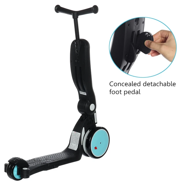 5 In 1 Children Scooter Skateboard 3 Wheel Infant Shining Scooter-Car Baby-Walker Kids Flashing Push Scooter Doki Toy 2021 4