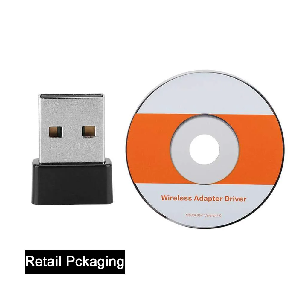 Retail Packaging COMFAST CF-811AC 650 Мбит/с USB ключ WiFi адаптер мини двухдиапазонный компьютер USB беспроводная сетевая карта для APPLE Windows ПК ноутбук - Цвет: Retail Packaging