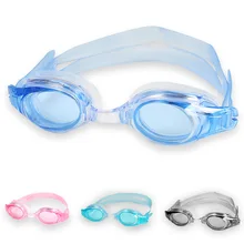 [Очки в штучной упаковке] Мужские и женские силикагелевые плавательные очки водонепроницаемые анти-противотуманные высокой четкости Простые Стеклянные плавательные профессиональные эквалайзеры