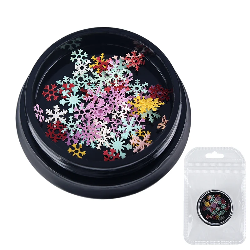 

1 Box Japanese-style Nail Ornament Fragrant Wood Ultra-thin Hollow Sequin Jewelry Nail Decorations Colorful Nail Patch