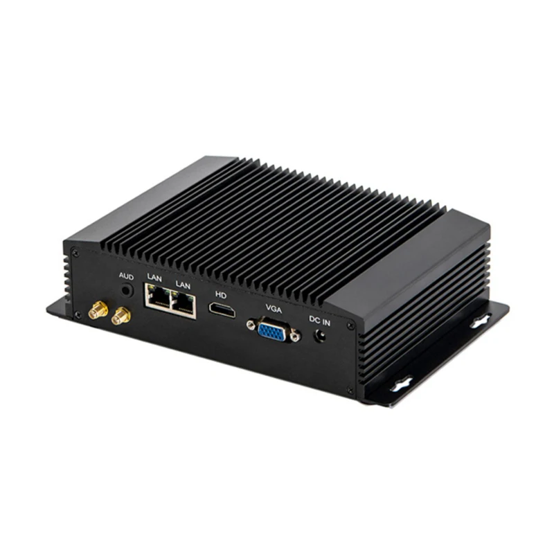 Kingdel промышленный мини-ПК Core i3 4005U 4010Y N2920 Celeron 2955U 2lans 2COM RS232 VGA прочный металлический