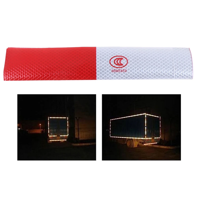 

10pcs PVC car truck reflective tape decal vinyl film safety warning sticker
