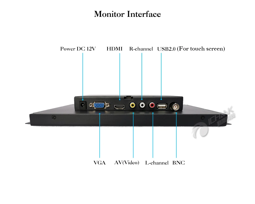 ZK101TC-V59/10,1 дюйма 1280x800 Full View HDMI VGA металлический корпус Встроенный Открытый каркас промышленный сенсорный монитор ЖК-экран