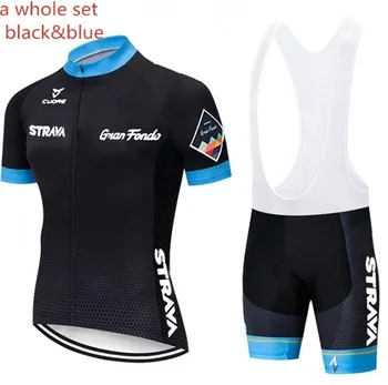 

New Style 2017 Team STRAVA Cycling Jerseys Breathable /Quick-Dry Ropa Ciclismo Short Sleeve Bike Clothing Racing Team Sportswear