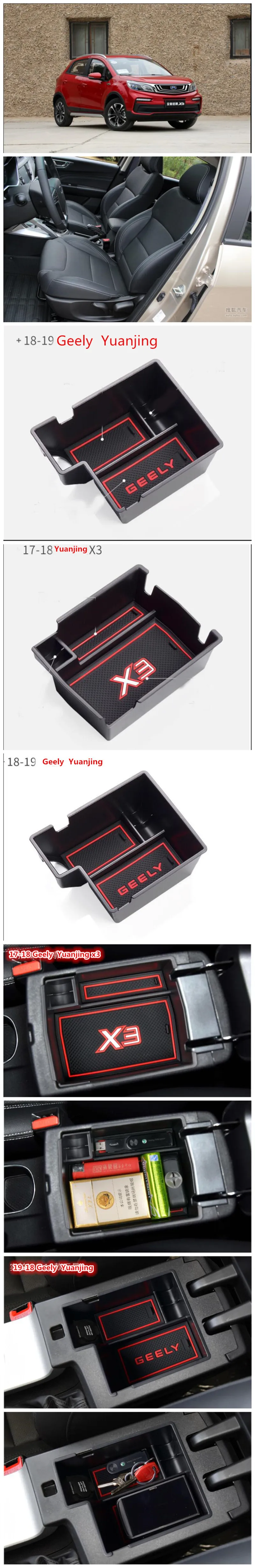 Применение только для Geely 17-19 Yuanjing S1 X3 передняя отделка кресло отделение для хранения перчаток модификация