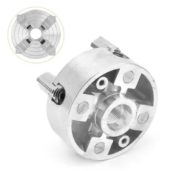 

Zinc Alloy High Accuracy Lathe Chuck Industrial Mini Wear Resistant Woodworking Clamp Accessory 4 Jaw Self Centering Power Tool