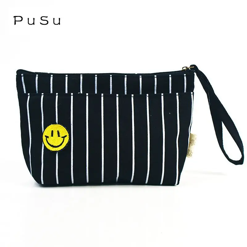 Clutch New Style Canvas Haversack Women's Cartoon Printed Shopping Purse Women's Korean-style Creative Mobile Phone Bag Customiz