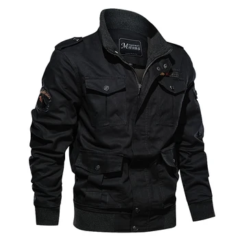 

Autumn Winter Tactical Military Jacket Men Windproof Multiple Pockets Coat Air Force Casual Cargo Jacket High Quality Clothing