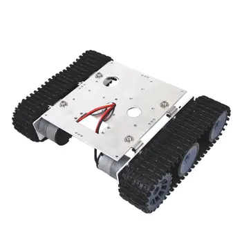 

Aluminum Tank Robot Chassis DC 9-12v Crawler DIY Assembly Kit
