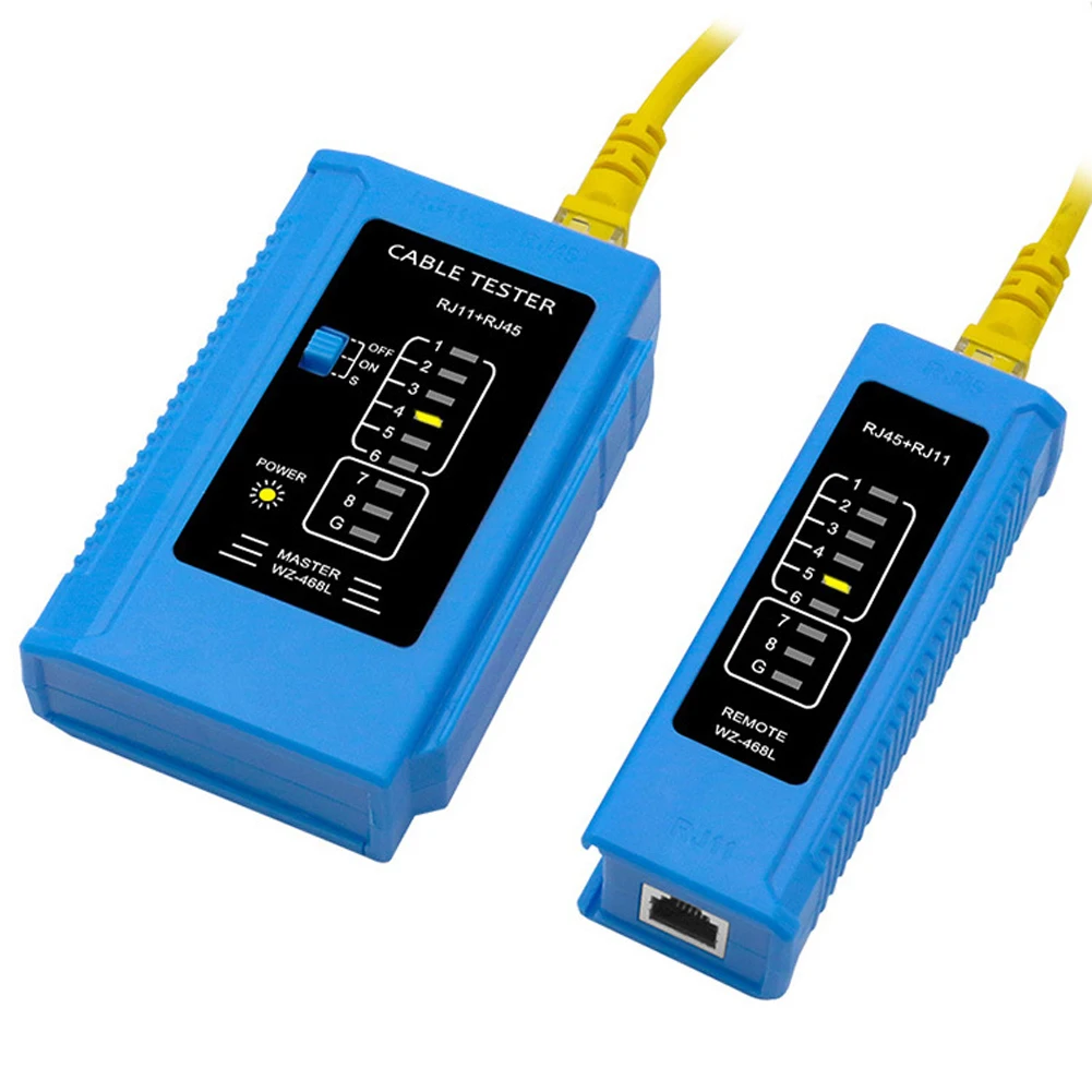 Профессиональный тестер RJ45 кабельного кабеля lan сетевого RJ11 RJ12 CAT5 CAT6 UTP LAN Сетевой