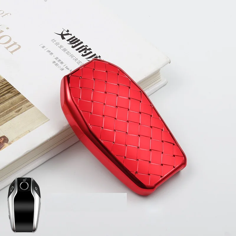 Чехол для автомобильного ключа с гальваническим покрытием BMW 5 7 series G11 G12 G30 G31 G32 i8