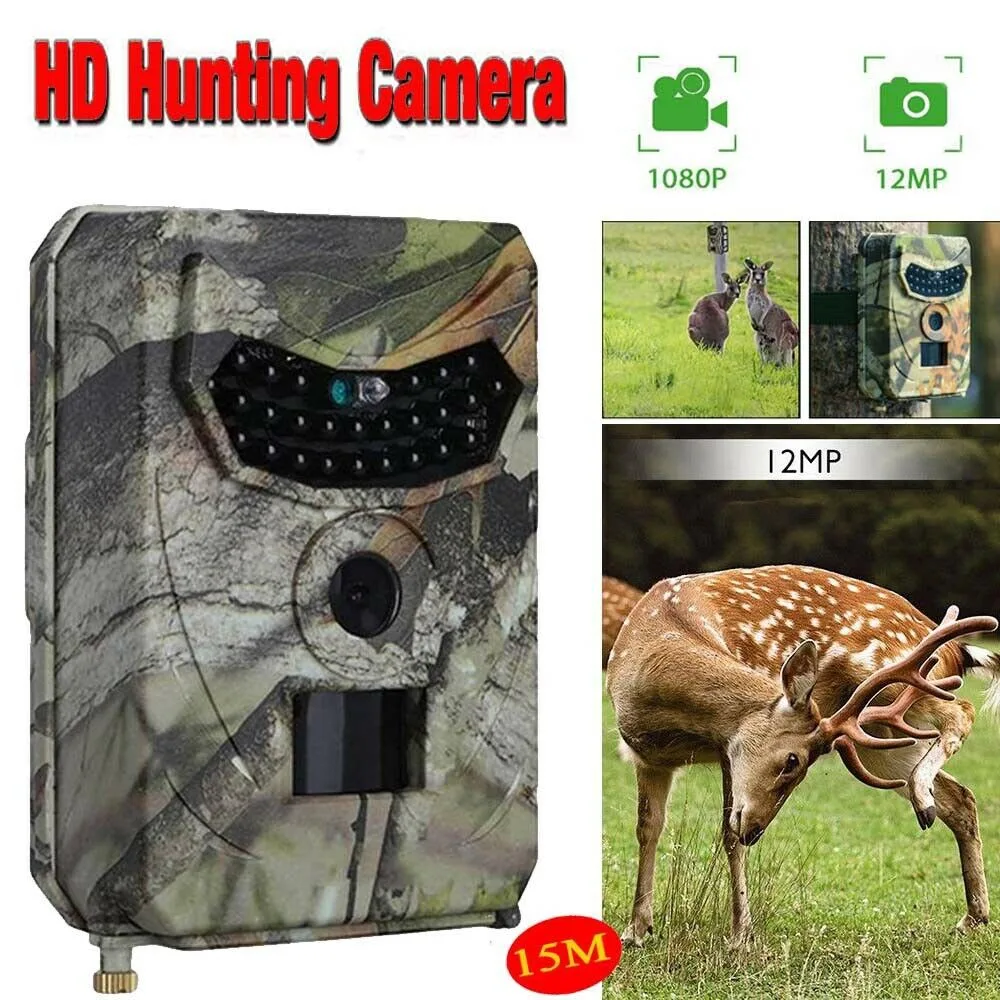 

PR1001 Trail Hunting Camera 12MP Hunting Camera Tracking Night Vision Imager Video for Hunting Reconnaissance Game