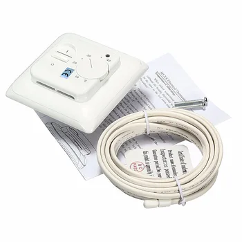 

50/60Hz Universal Mechanical Floor Heating Thermostat 230V AC Temperature Controller Max Load 16A 3600W Outer sensor 3M