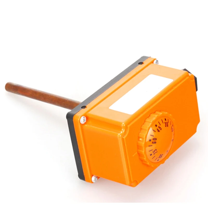 G1/2 Male Thread Hot Water Pipe Thermostat Temperature Controller 90 Celsius High Start Heating System Parts | Обустройство дома