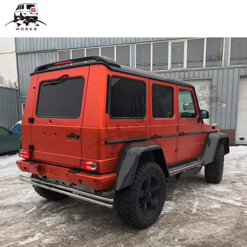 W463 4x4 крыло сигнальные огни подходят для g класс W463 G63 2013- до 4x4 крыло арки из углеродного волокна материал широкое крыло