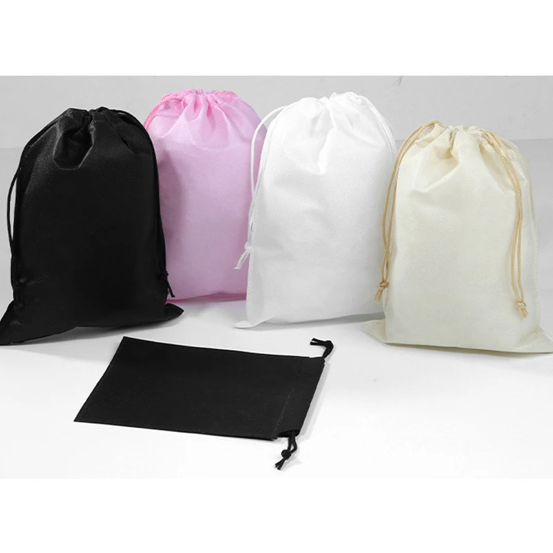 

New Waterproof Package Shoe Pocket storage Organize bag Non-woven fabric Draw pocket Drawstring Bags Toiletry Bag Case Wholesale