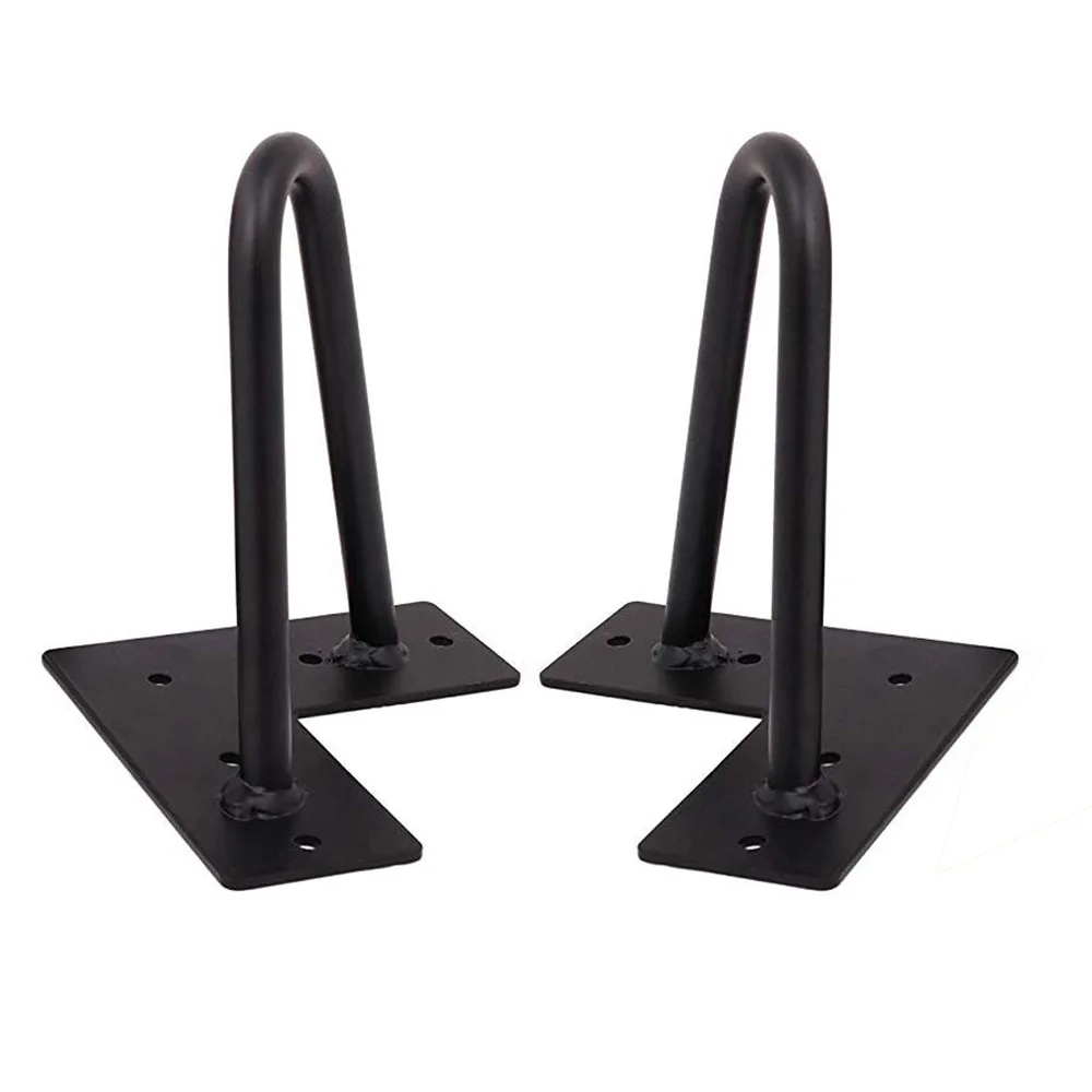

4Pcs Solid Iron Metal Table Desk Leg Coffee Table Chair Laptop Desk Hairpin Legs Anti Slip Furniture Legs