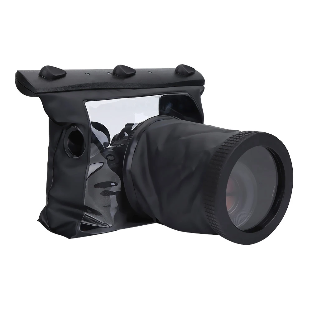 SOONHUA HD Underwater Waterproof Camera Dry Bag Pouch Transparent