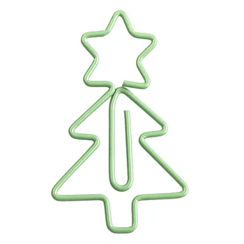 

1 Box Metal Paper Clip Creative Bookmark Cute Bookmarks Clip Tree Shaped Clip for Office Woman Man Home