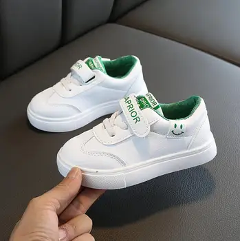

Children Kids Baby Girls Boys Smile School Flat Sport Sneakers Casual Shoes Spring Autumn Breathable Flat Children Sneaker
